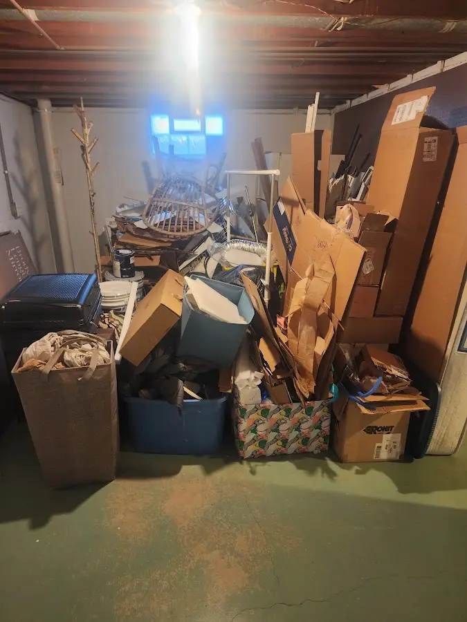 Roll-off dumpster container at job site for 20 Yard Dumpster Rental in Bayou Blue